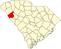 South CarolinaAbbeville County地图