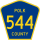 County Road 544 marker