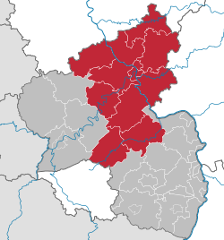 Regierungsbezirk Koblenz (1974–1999) in Rhineland-Palatinate