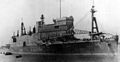 Imperial Japanese Army's landing craft carrier "Shinshū Maru", the worldwide first of its kind.