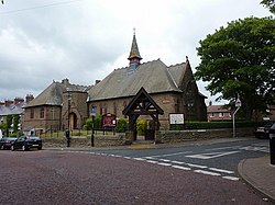 Picture of the exterior of Whitburn Methodist Church.