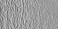 Brain terrain being formed, as seen by HiRISE under HiWish program Note: this is an enlargement of a previous image using HiView.