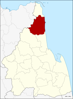 District location in Nakhon Si Thammarat province