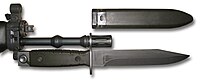 Bayonet for the Sturmgewehr 90, as issued by the Swiss Army