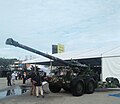 Denel G5 155mm towed howitzer of Malaysian Army.