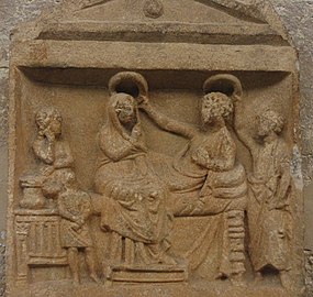 Presentation of wreaths (Bithynian, 150–100 BC)