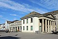 The historic police station at Rathausbrücke Zürich–Limmatquai.