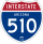 Interstate 510 marker