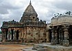 The Mahadeva Temple is an example of dravida articulation with a nagara superstructure.