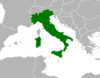Location map for Italy and San Marino.