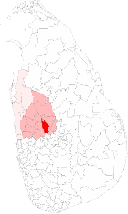 Location of Kurunegala