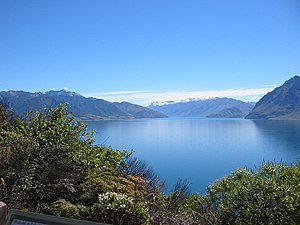 Lake Hawea, New Zealand.