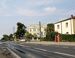 Patriotów Street in Radość, in 2008.