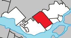 Location within Deux-Montagnes RCM.