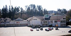 View of the village mall