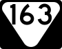 State Route 163 marker