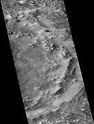火星勘测轨道飞行器背景相机拍摄的罗斯陨击坑。