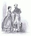 Lord de Tabley's daughter, Meriel, with her husband Allen Bathurst.