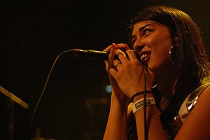 Hawkes performing in 2008