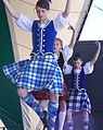 Image 20Highland dancing in traditional Gaelic dress with its tartan pattern (from Culture of the United Kingdom)