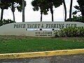 Main entrance to Club Nautico de Ponce