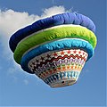 Hot air balloon at the Santa Candida festival