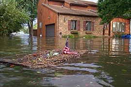 Storm surge flooding from Hurricane Isabel