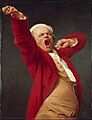 Joseph Ducreux, yawning