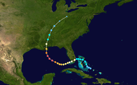 Track of Hurricane Katrina