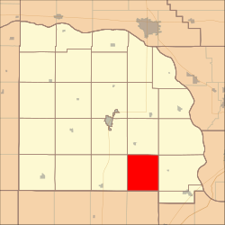 Location in Saunders County