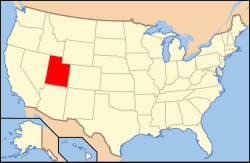 犹他州在美国的位置