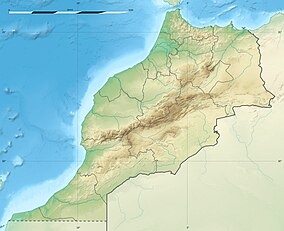Map showing the location of Souss-Massa