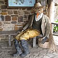 Scarecrow in RHS Garden Rosemoor