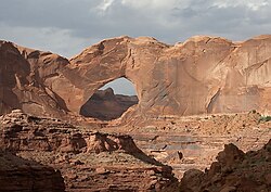 View of the arch