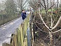 Railway bridge over railway line by Westhoughton Golf Club 2