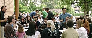 Wikipedians gathered in London in June, 2004