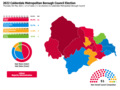 2022 Calderdale Metropolitan Borough Council election Map