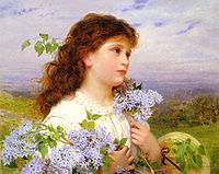 Sophie Gengembre Anderson（英语：Sophie Gengembre Anderson）畫的《The Time of the Lilacs》