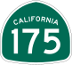 State Route 175 marker