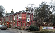 The Eaton Cottage public house, looking toward the city.