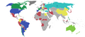 Performances of various countries in the FIBA World Championship