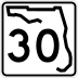 State Road 30 marker