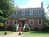 Two-story Georgian-style brick plantation house