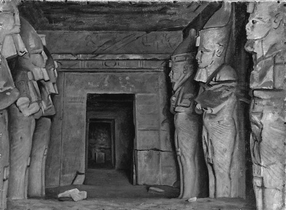 Interior of Temple of Rameses II at Abu-Simbel, by E. Longfellow (Museum of Fine Arts, Boston)