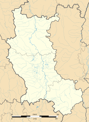 圣罗曼迪尔费在卢瓦尔省的位置