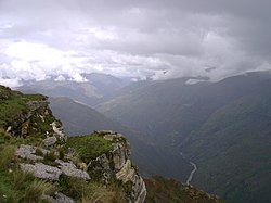 The upper Marañón River in the Huamalíes Province