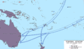 Strategic supply chain situation in South Pacific in July 1942