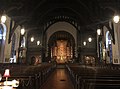 Interior view, showing the altar, in 2022