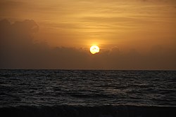 Sunset from Mararikkulam beach