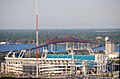 EverBank Stadium with the Mathews Bridge in the background.